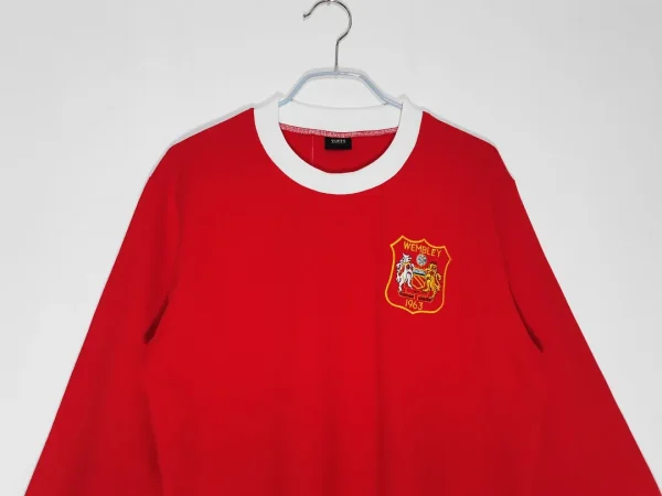 1963 Manchester United FA Cup Final Retro Long-Sleeve Jersey 1 - Image 3