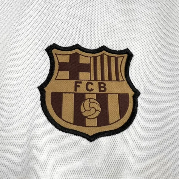 24-25 Barcelona POLO Shirt Lamin Yamal 304 White - Image 4
