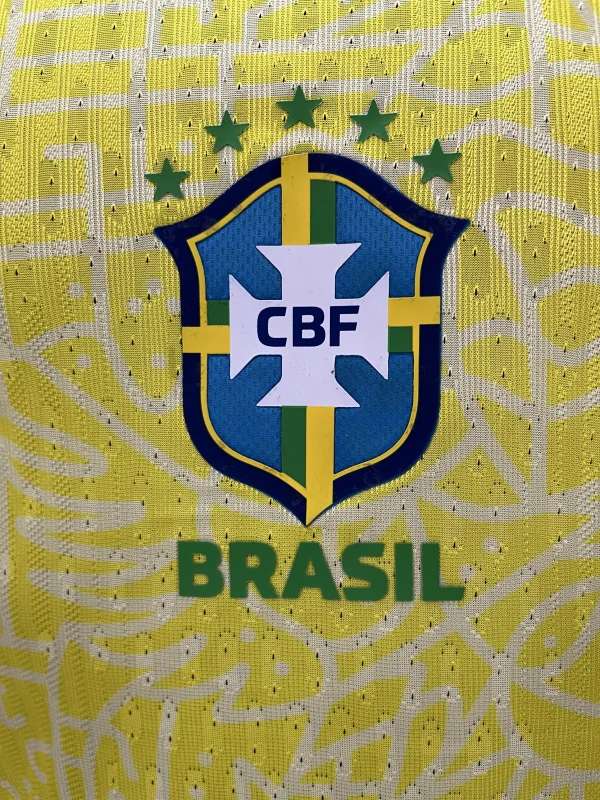 Brazil Home Jersey Player Version Copa America 2024 - Image 4