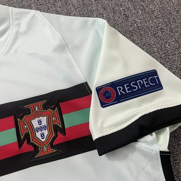 2021 Portugal Ronaldo Retro Football Shirt - Image 4