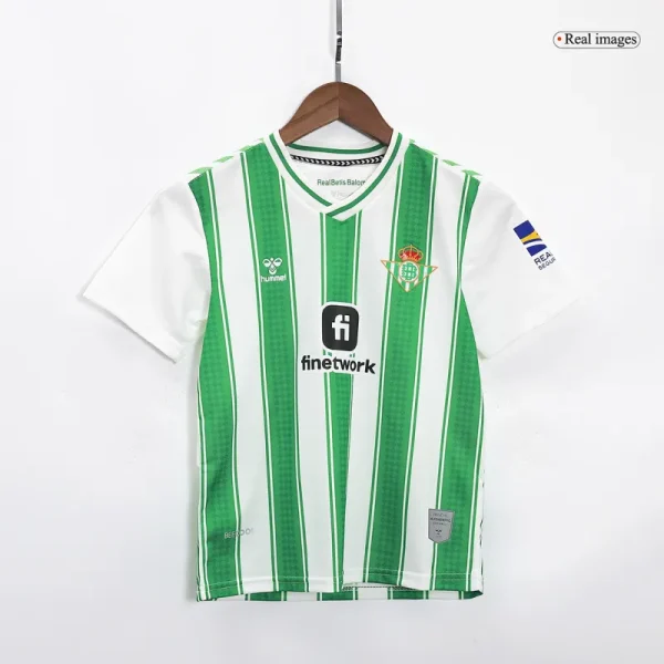 Kids Real Betis 2023/24 Home Kit Jersey+Short - Image 3