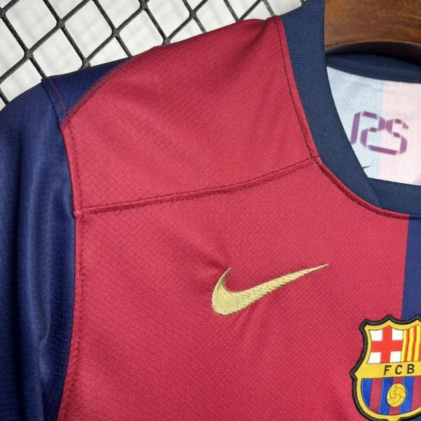 24-25 Barcelona Home Soccer Jersey - Image 6