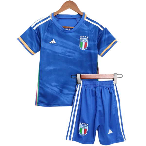 Kids Italy Home Jersey Kit Replica 2023 - Image 3