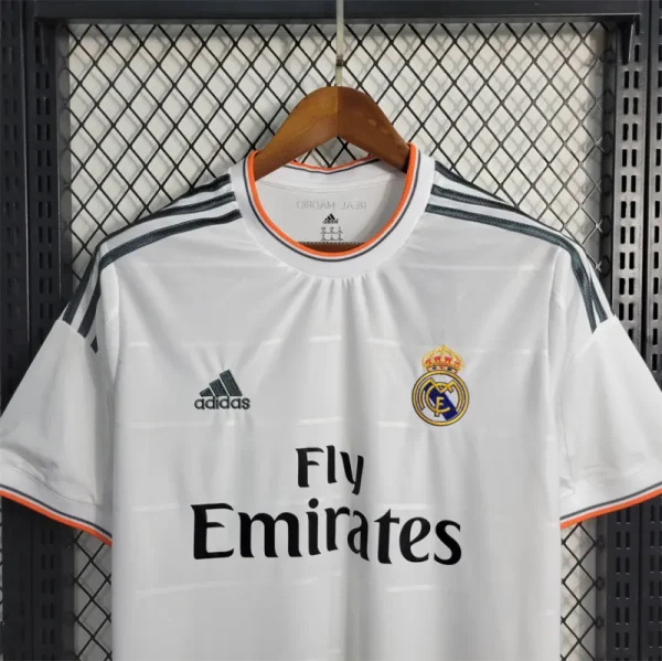 2013-14 Real Madrid Home Retro Jersey - Image 4