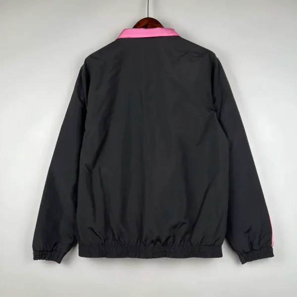 2023-2024 Inter Miami Reversible Windbreaker（black-pink）Soccer Jersey 1:1 Thai Quality - Image 5
