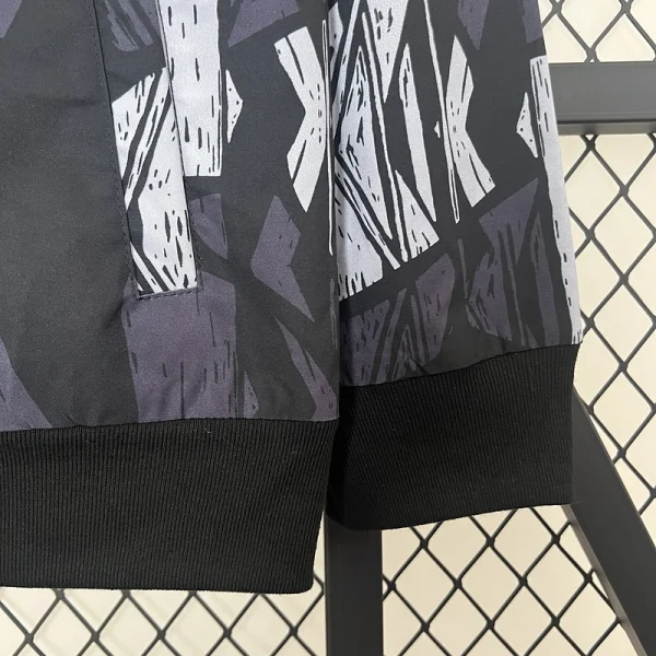 24-25 Arsenal Grey&black Windbreaker Jacket Football - Image 7