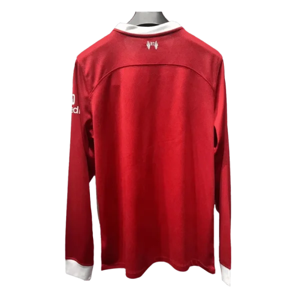23-24 Liverpool Home Long Sleeve Jersey - Image 2