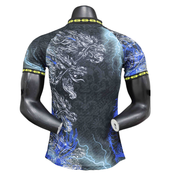 24-25 Real Madrid Dragon Black$Blue Special Edition Player Version Shirt - Image 2