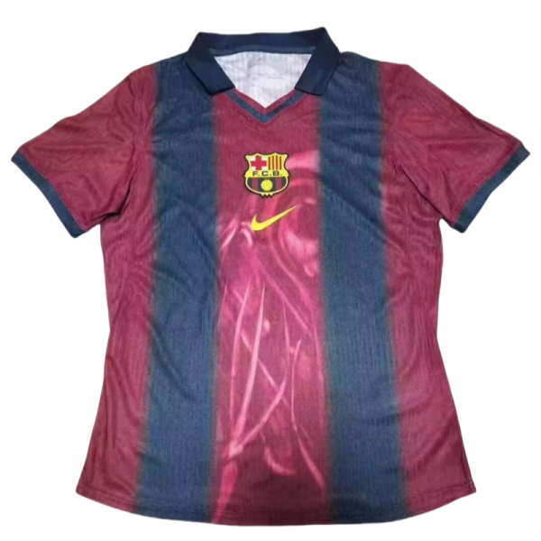 Barcelona X Travis Scott Home Shirt Player Version Soccer Jersey 25-26 Non-Customize （Custom numbers are not supported）