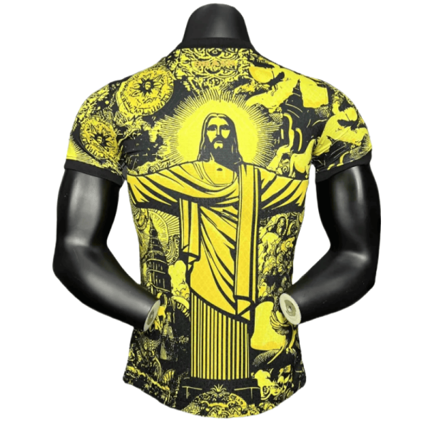 2024 Brazil Christ the Redeemer Special Kit Player Version Shirt Football - Image 2