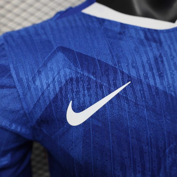 Chelsea Home Shirt Football Jersey Long Sleeve Player Version 25-26 - Image 4