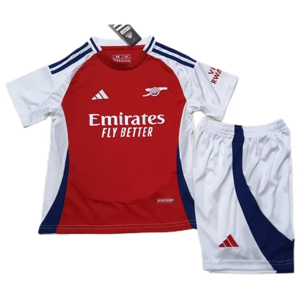 Kids Arsenal Home Jersey Kit 2024-25 - Image 3