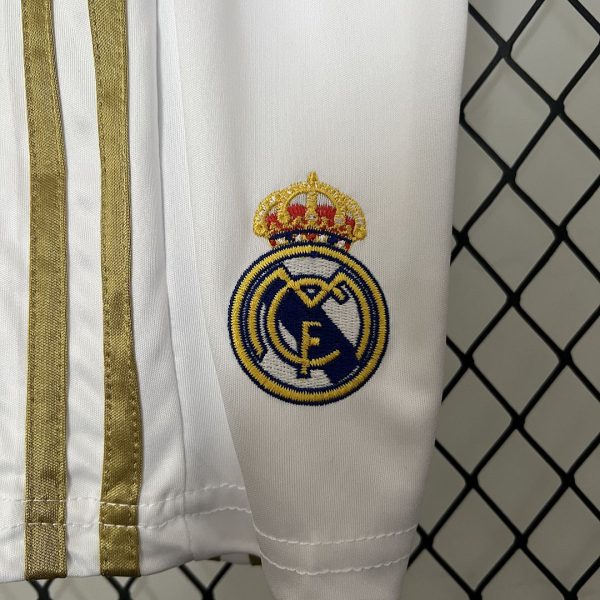 Real Madrid 11-12 Home Retro Kids Kit Soccer Jersey - Image 11