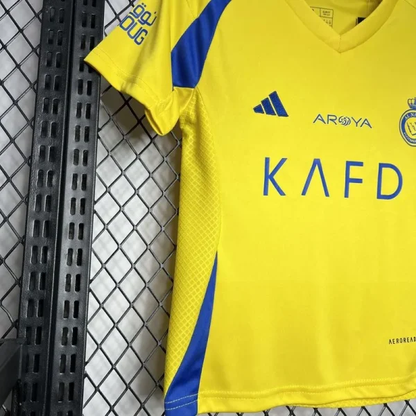 2024-25 Kids Al Nassr Home Kit Jersey+Shorts - Image 7
