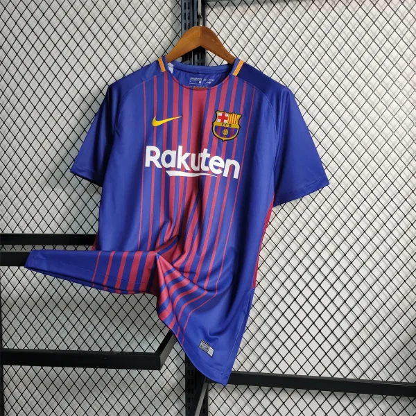 17-18 Barcelona Home Stadium Retro Jersey - Image 9
