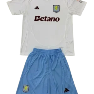 Kids Aston Villa Away Kits(Jersey+Shorts) 24/25