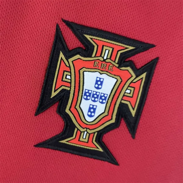 2006 Portugal Retro Jersey Home World Cup - Image 4