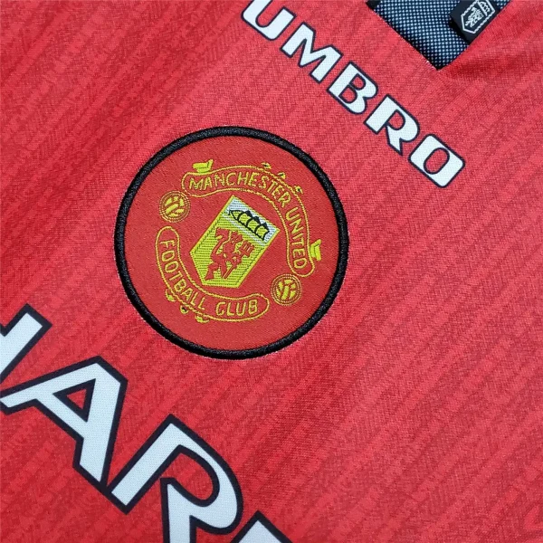 1996/98 Manchester United Retro Jersey Home - Image 8