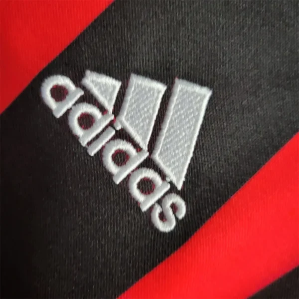 2006-07 AC Milan Ronaldo #99 Maldini #3 Kakà #22 Retro Jersey Home Replica - Image 5
