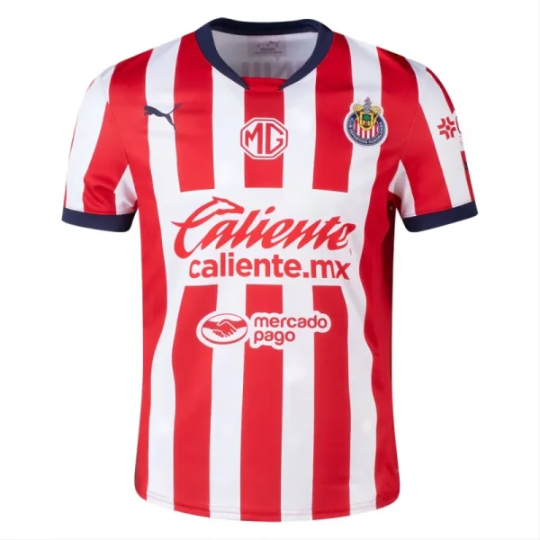 2024-25 Chivas Home CHICHARITO #14 C.COWELL #16 Soccer Jersey - Image 2