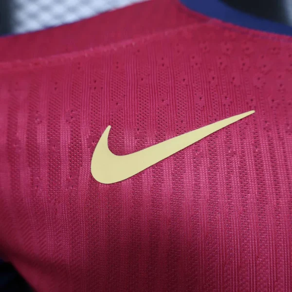 24-25 Barcelona Home Player Version Long sleeve Soccer Jersey - Image 4
