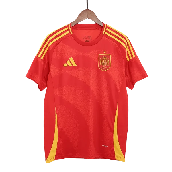 Spain Home Jersey LAMINE YAMAL #19 RODRIGO #16 MORATA #7 Euro 2024 - Image 4