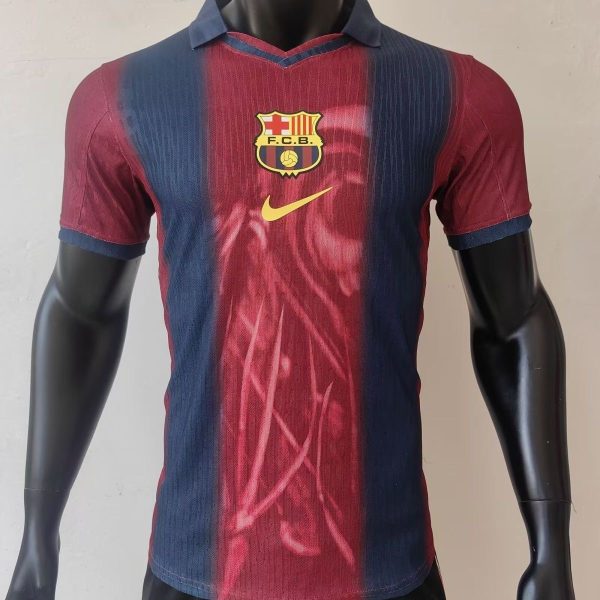 Barcelona X Travis Scott Home Shirt Player Version Soccer Jersey 25-26 Non-Customize （Custom numbers are not supported） - Image 3