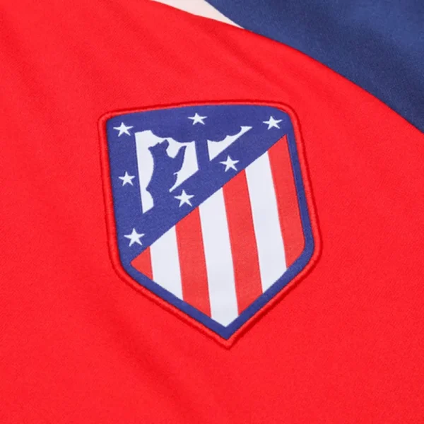 Atletico Madrid Zipper Sweatshirt Kit(Top+Pants) Red 2023-24 - Image 5