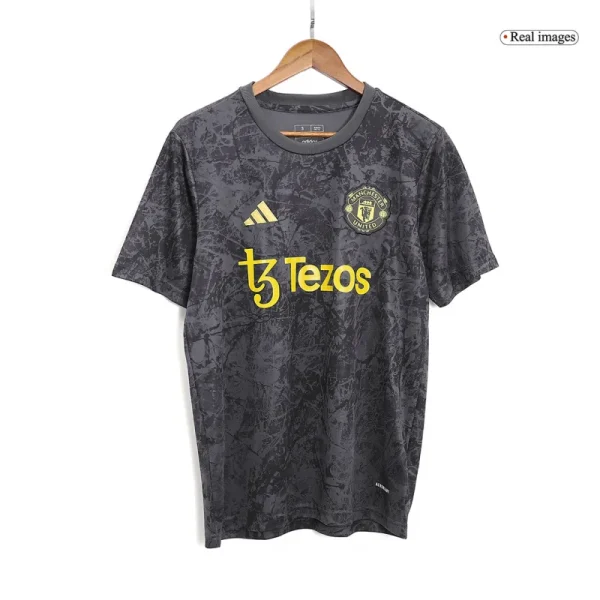 23-24 Manchester United Stone Roses Pre-Match Kit Football Jersey - Image 3