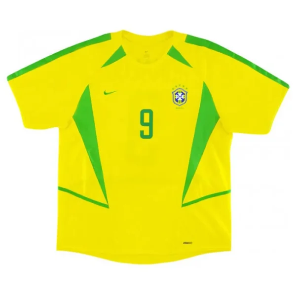Brazil Retro Jersey Home World Cup 2002 - Image 4