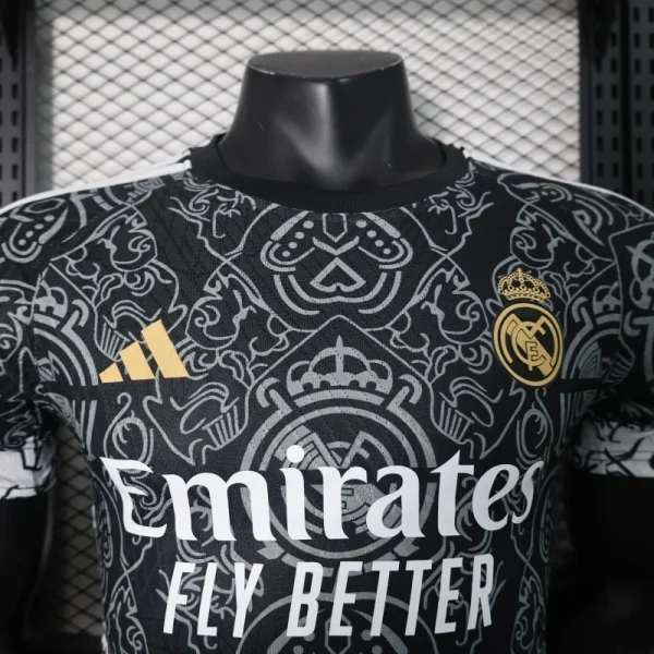 2024/25 Real Madrid player special edition Black football jersey - Image 3