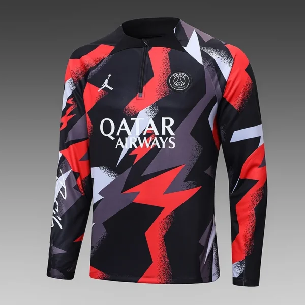 2024/2025 Paris Saint-Germain Half-Pull Training Suit Football Shirt - Image 3