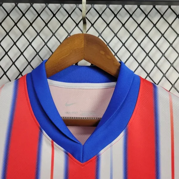 24-25 Atletico Madrid Home Soccer Jersey - Image 3