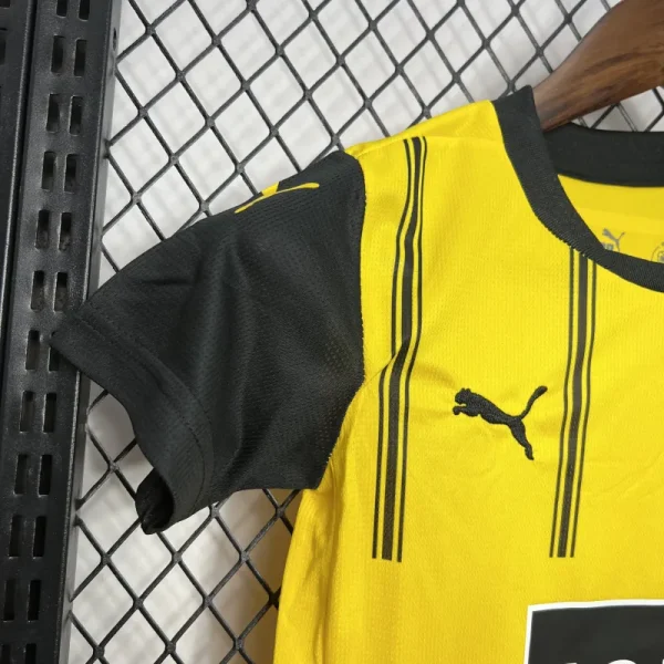24-25 Borussia Dortmund Home Kids Kit Jersey+Shorts - Image 7