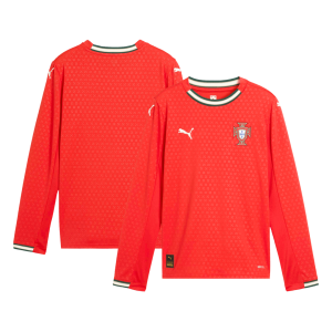 Portugal Long Sleeve Jersey Home Football Shirt 2025