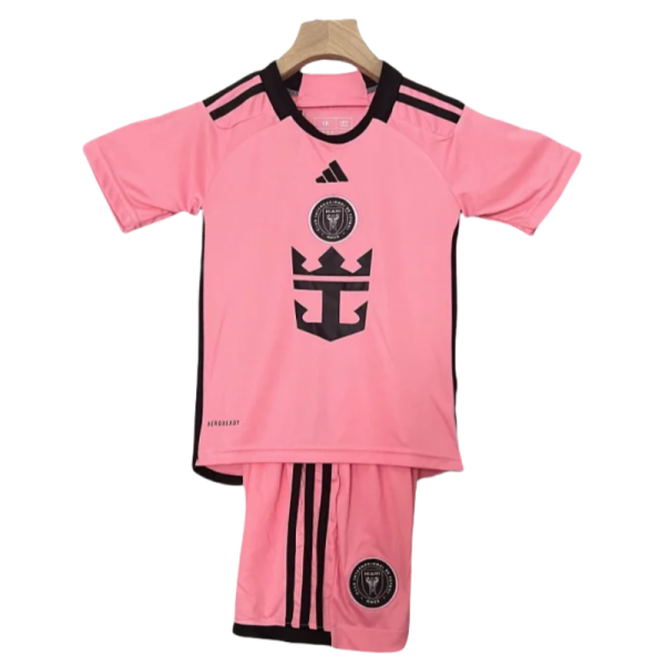 24-25 Inter Miami Home Kids Kit Children Sets Football Jersey - Image 3