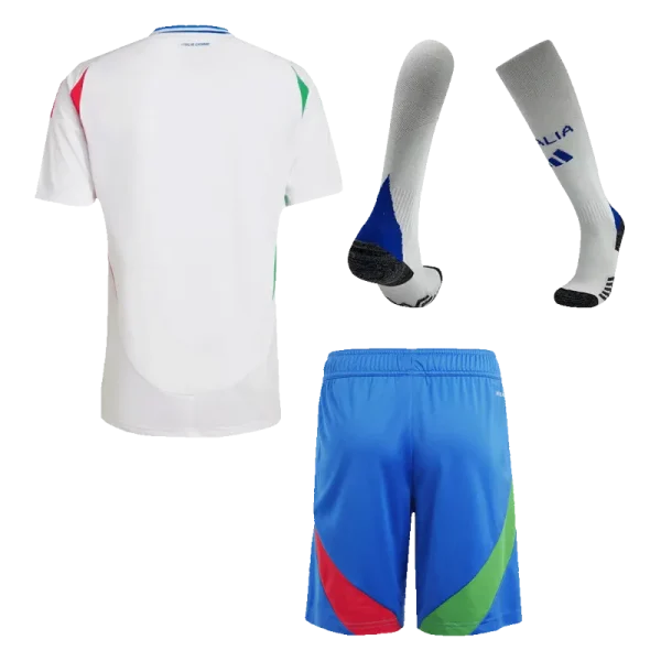 Italy Away Whole Kit(Jersey+Shorts+Socks) Euro 2024 - Image 2