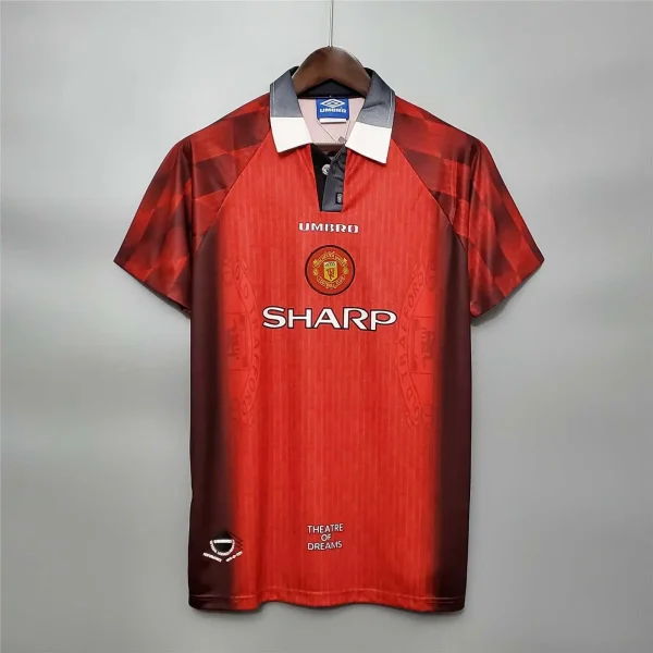 1996/98 Manchester United Retro Jersey Home - Image 2