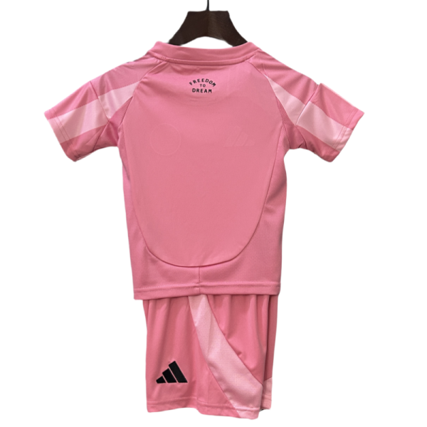 Kids Inter Miami CF Adidas Custom Home Soccer Kits 2025 - Image 3