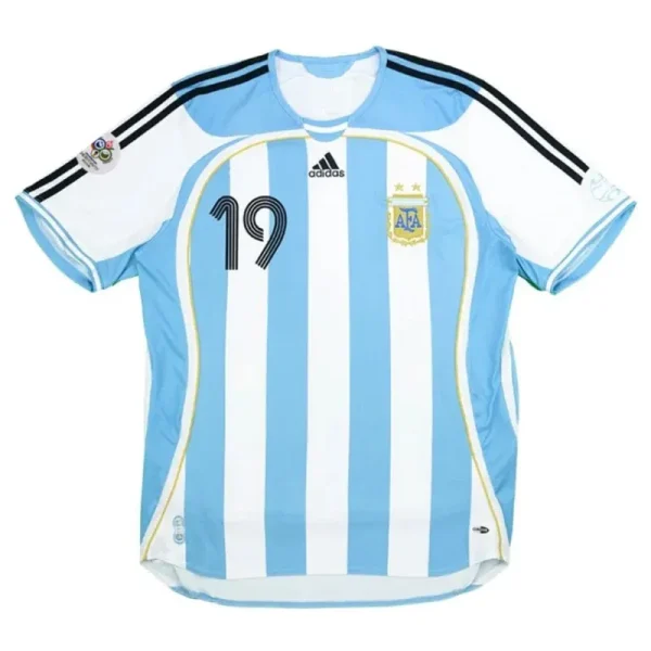 Argentina Retro Jersey Home World Cup 2006 - Image 4