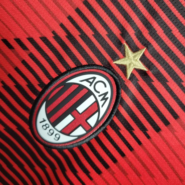 23-24 AC Milan Home Long Sleeve Jersey - Image 6
