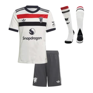 Kids Manchester United Custom Third Away Full Soccer Kits 2024-25