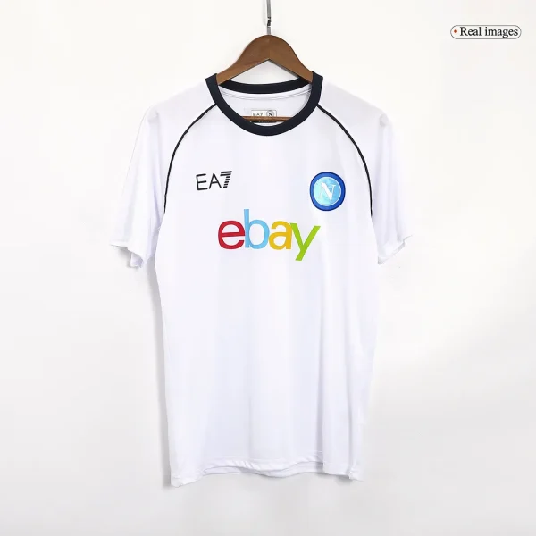 2023/24 Napoli Pre-Match Jersey White - Image 3