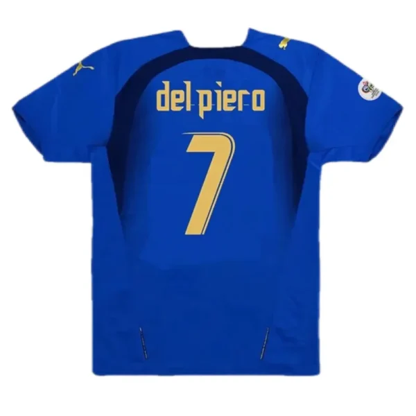 Italy Retro Jersey Home World Cup 2006 - Image 5