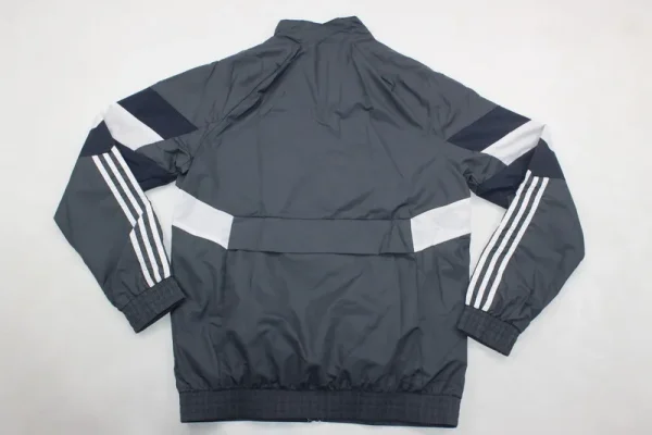 2024-2025 Real Madrid Jersey Windbreaker Grey - Image 11