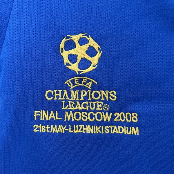 Chelsea Home Champions League Retro Kid Kits Youth Apparels Jersey 08-09 - Image 6
