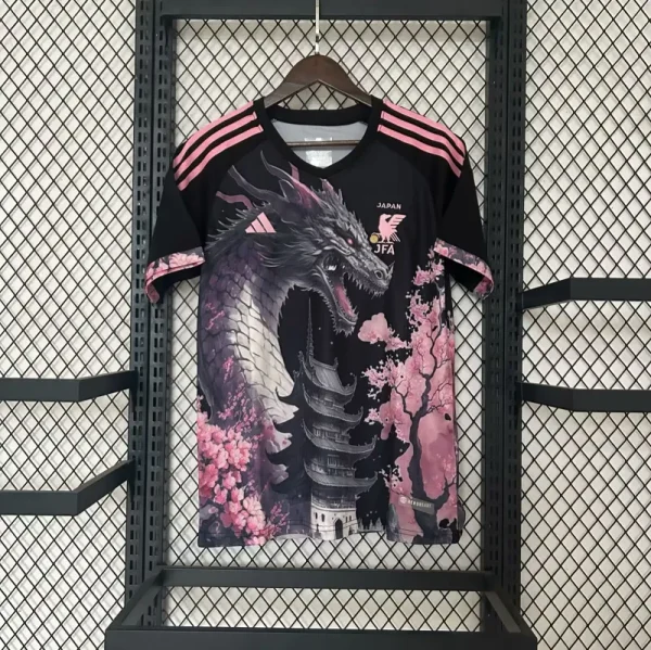 2023 Japan Nation Pink Dragon Kit Special Edition Shirt Soccer Jerseys - Image 2