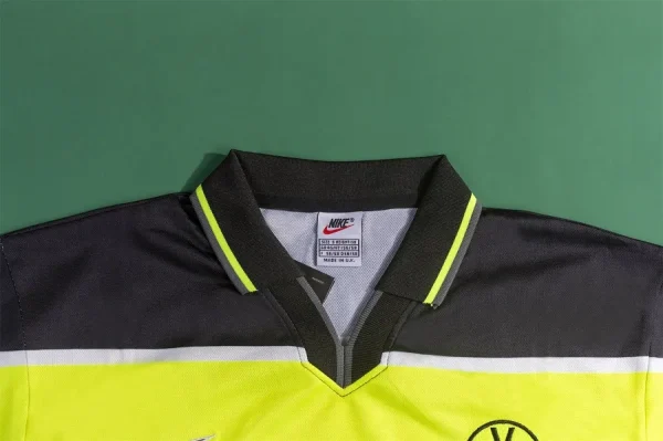 96-97 Borussia Dortmund Retro Jersey UCL Home - Image 3