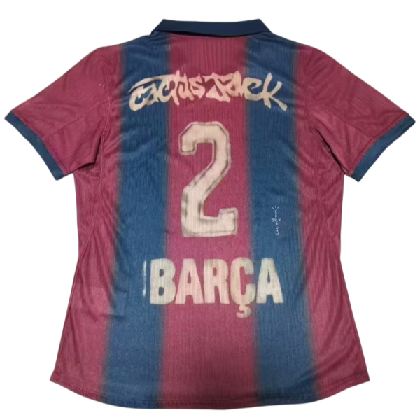 Barcelona X Travis Scott Home Shirt Player Version Soccer Jersey 25-26 Non-Customize （Custom numbers are not supported） - Image 2
