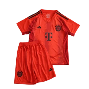 24-25 Bayern Munich Home Soccer Kids Kit Jersey+Shorts